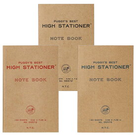 パギーズ ペーパーバックノート 無地 Y5572 HIGHTIDE 2冊までメール便可能 M在庫