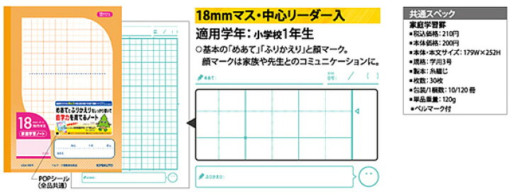 楽天市場 家庭学習ノート 18mmマス 中心リーダー入 B5サイズ Lga18gr 家での学習に 習熟度に合わせて工夫を凝らしたノート 小学校1年生向 6冊までネコポス便可能 キョクトウ Rcp The 文房具 令和万葉堂 楽天市場 家庭学習ノート 18mmマス 中心リーダー入 B5サイズ Lga18gr 家での学習に 習熟度に合わせて工夫を凝らしたノート 小学校1年生向 6冊までネコポス便可能 キョクトウ Rcp The 文房具 令和万葉堂