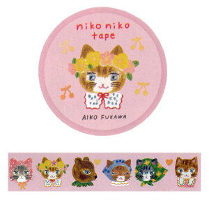Aiko Fukawa}XLOe[v niko niko tape 20mm 21-026 \ 24܂Ń[։\ M݌-2