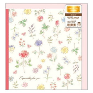 二つ折りミニ色紙 フラワー 1339207 NB 5冊までメール便可能 M在庫