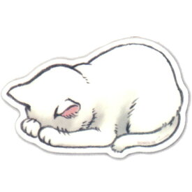 ごめん寝マウスパッド 白猫 GN-MOP ※5個までネコポス便可能 アーティミス M在庫