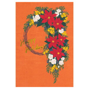 クリスマスポストカード オレンジ 1枚入り 000514 ※30枚までメール便可能 sotlight M在庫-2-C2