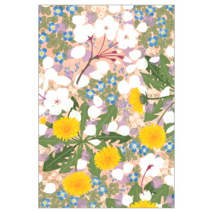 ポストカード タンポポと桜 1枚入り 001306 sotlight 30枚までメール便可能 M在庫-2-C2
