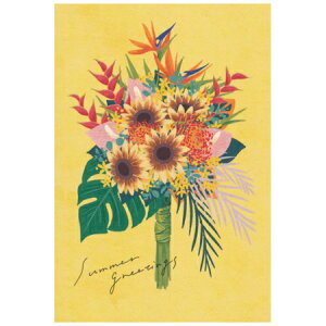 ポストカード トロピカルブーケ 1枚入り 1092 ※30枚までメール便可能 sotlight M在庫-2-C2