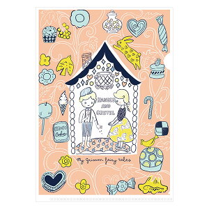 ShinziKatohクリアファイル グリム童話 ヘンゼルとグレーテル2 A5サイズ 1ポケット ACF-02065 木野瀬印刷 30個までメール便可能 M在庫-2-C8