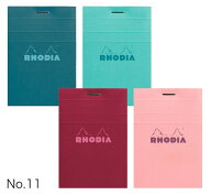 ブロックロディア カラーズ No.11 方眼罫 103×72mm RHODIA 8冊までメール便可能 M在庫-2-D9