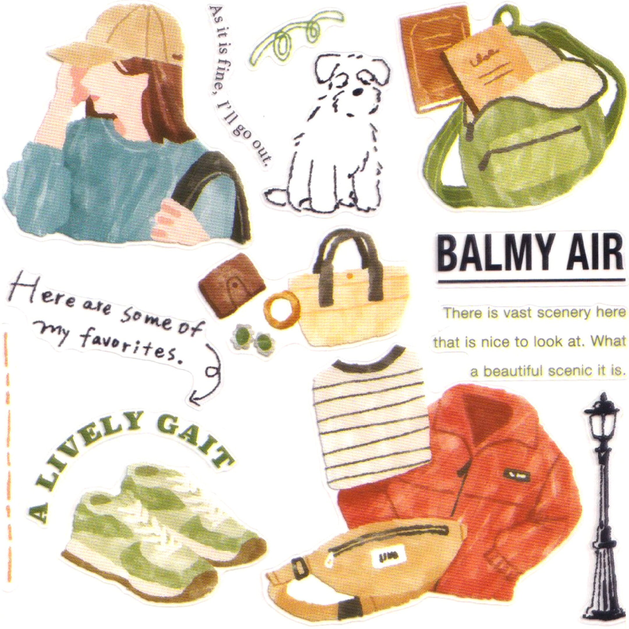 スタイルルックステッカー ストロールデー