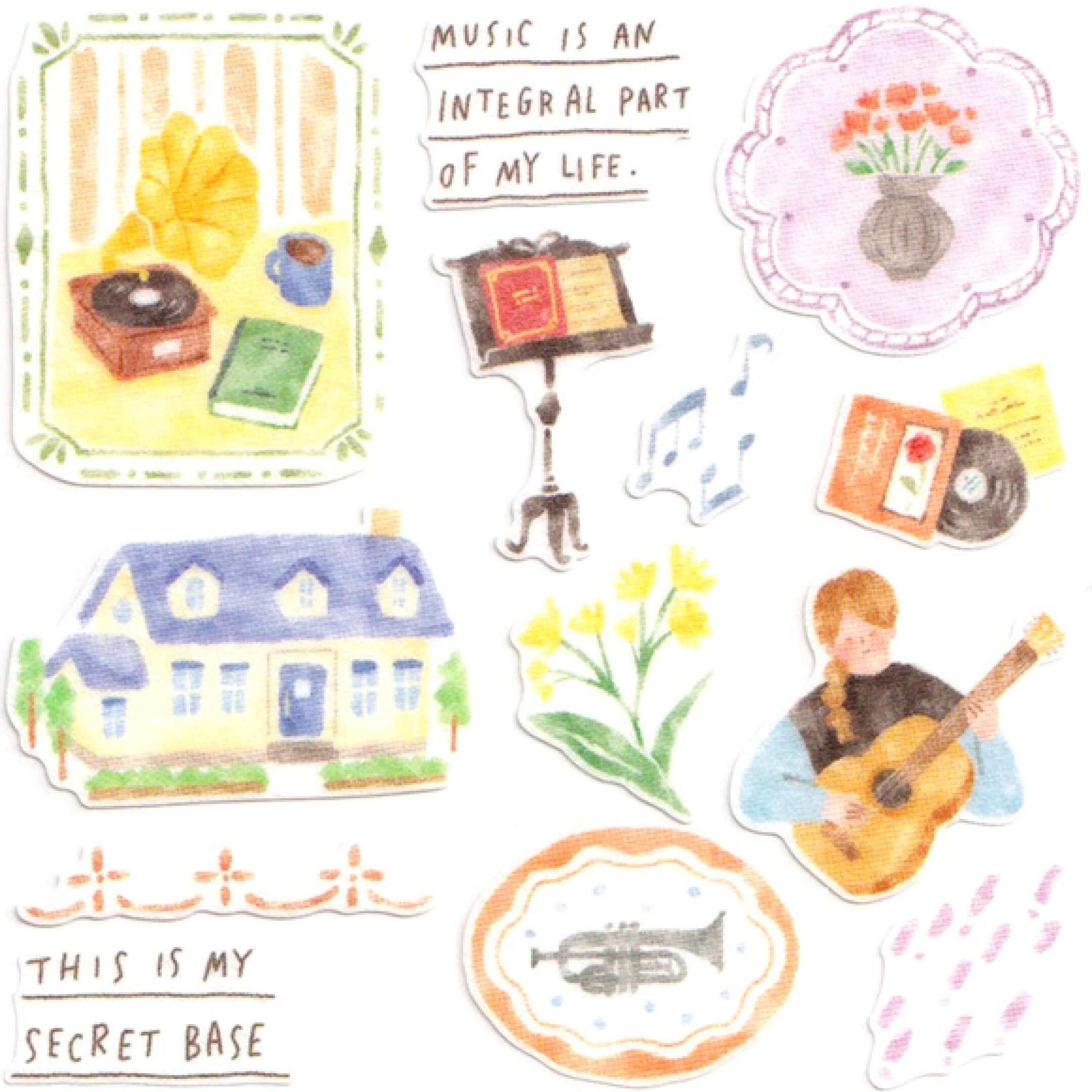 イージーデーステッカー　ミュージック