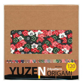 友禅おりがみ 150×150mm 24柄120枚 ミ514 ※2冊までメール便可能 菅公工業