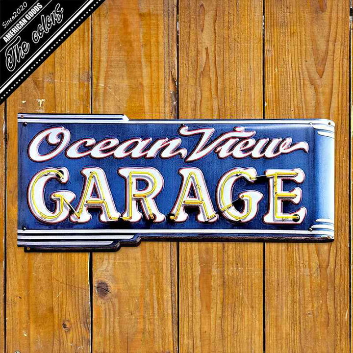 楽天市場】サインプレート ブリキ看板 GARAGE OCEAN SURF BEACH 