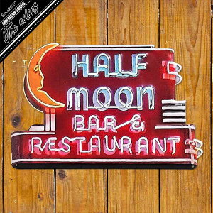 TCv[g uLŔ HALF MOON BAR & RESTAURANT ACAv[g AJG Ǌ| rbOv[g BAR lIǕ G{X GARAGE ROUTE66 USA K[W CeA