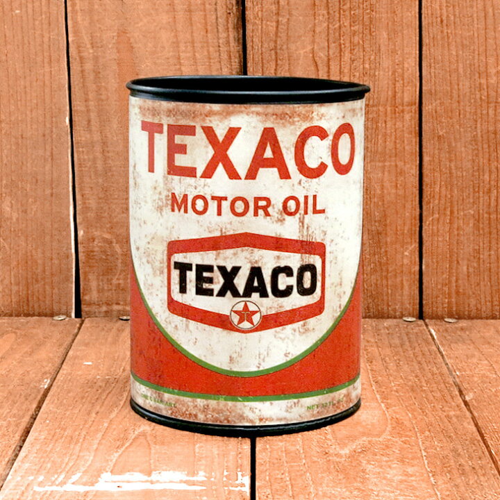 楽天市場】アメリカン雑貨 オイル缶 ブリキ缶 ルート66 TEXACO 