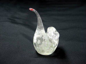 クリスタル製 白蛇 <風水グッズ・開運グッズ・幸運の置物> 弁財天 弁天 財運 金運 金銭運 2025年の干支 令和七年 干支お守り