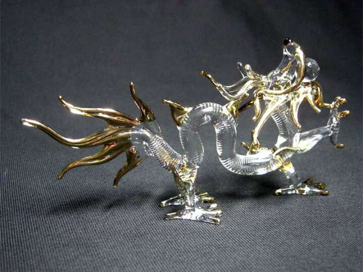楽天市場】クリスタル 龍 (小) 全長約11.5cm＜風水グッズ・開運グッズ 