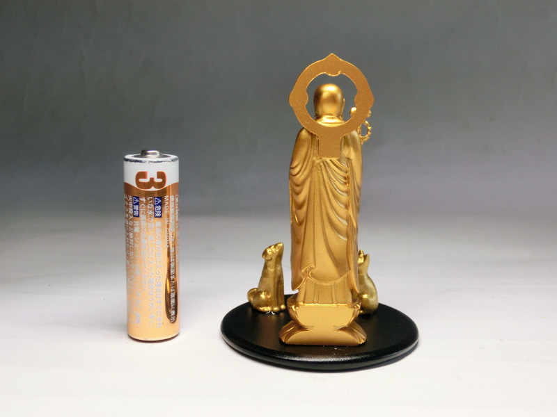 楽天市場】金色 ペット供養 地蔵菩薩像 立像( 純金 メッキ )日本製高岡