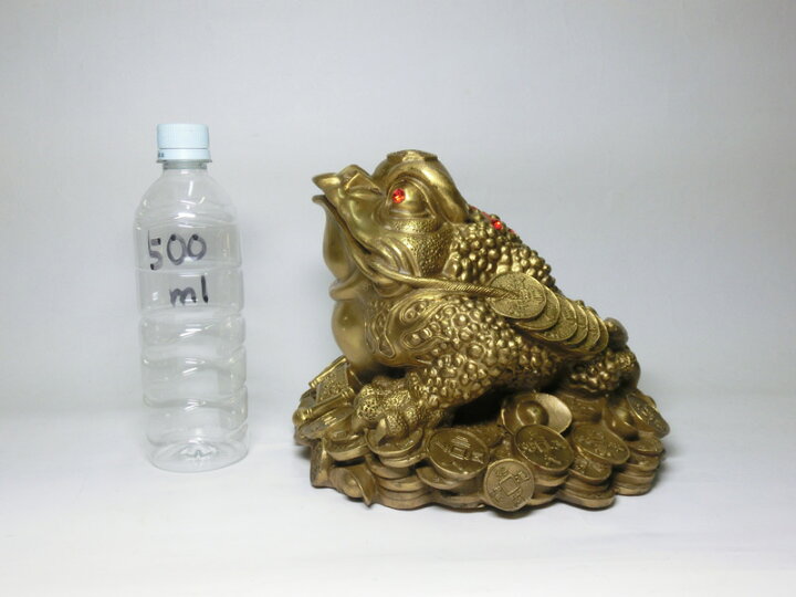 楽天市場】特大 金蟾（キンセン・ゼニガエル） 銅製 ＜風水グッズ 