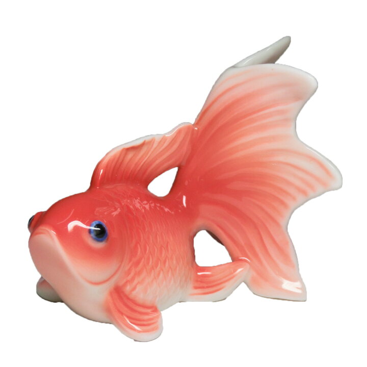 楽天市場 陶器製 ペア 金魚 赤黒 癒しグッズ 風水グッズ ヒーリング Goldfish 財運 金運 金運アップ ゴールドフィッシュ チョウビ トサキン エイコウストア 開運金運縁起万屋