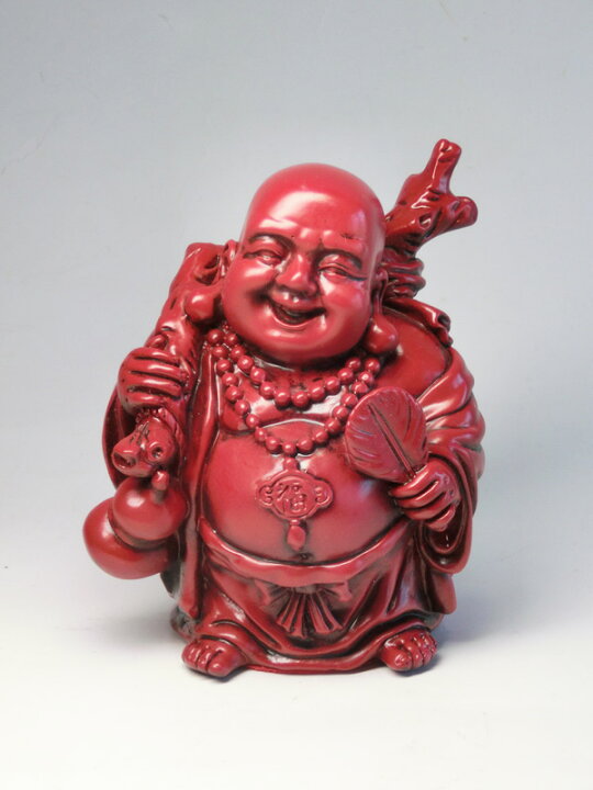 楽天市場】金運 上昇願い好運呼び込む 寿山石 布袋 像 福鈴首掛＆盃 