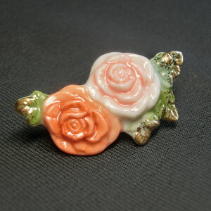 퐻 fUC u[` y o - KN -z o^tCs^Cv î邨ԃu[`ŋG߂ʂ porcelain brooch