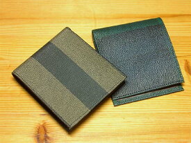 シンプルデザイン☆日本製二つ折り財布【メイドインジャパン】