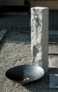 立水栓ユニット 芦野石 タイプ:ANS-3 ※代引交換不可※