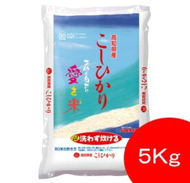 【新米】BG 無洗米 高知県産 こしひかり 5kg(JA高知県) | 5kg 生活応援 コメ こめ 米 こうち 高知 コシヒカリ 無洗