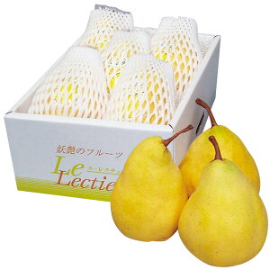 送料無料 お歳暮 御歳暮 ギフト 贈り物 贈答 プレゼント ソーシャルギフト|新潟県産 ル・レクチェ 4〜6個