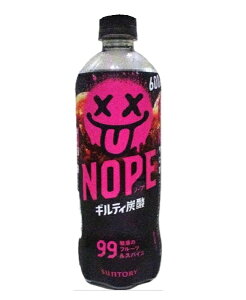 �T���g���[ NOPE �M���e�B�Y�_ �t���[�c&�X�p�C�X 600ml×24�{ PET