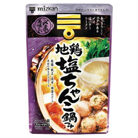 ミツカン 〆まで美味しい 地鶏塩ちゃんこ鍋つゆ 750g まとめ買い(×6)|4902106648437(n)