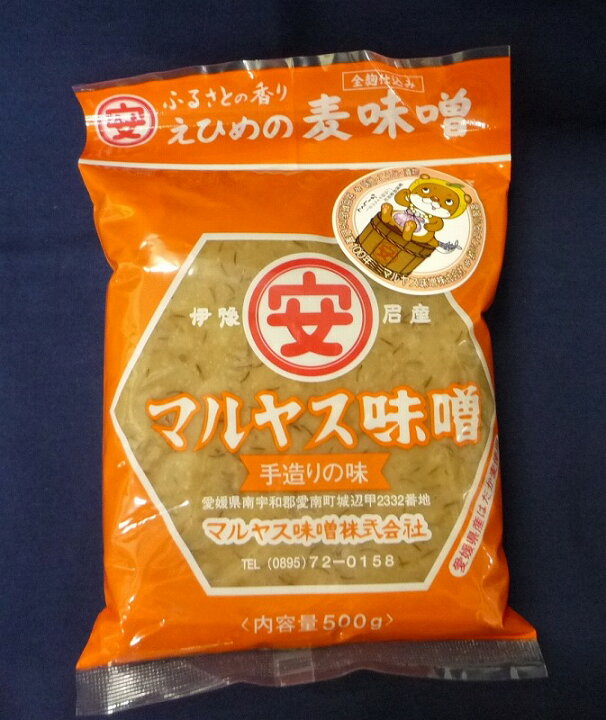 楽天市場】マルヤス味噌 麦みそ ５００ｇ まとめ買い（×6） : スーパーフジの通販 FUJI netshop