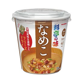 マルコメ カップ料亭の味FDなめこ 1食 22g まとめ買い(×6)|4902713133715(012956)(n)