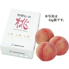 お中元 送料無料 和歌山県産（JA紀北かわかみ） もも 1.9kg（6〜8玉）