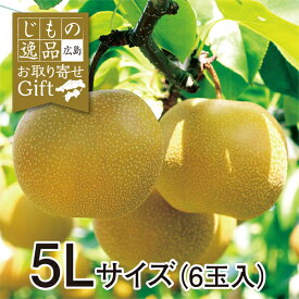 【予約販売9月11日より順次発送】 広島県産 世羅の豊水梨 5Lサイズ6玉入り