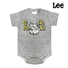 LEE LR 半袖 ロンパース （GRAY）「サイズ70」 リー ベビー服 ベビーグッズ EDWIN 60 70 0歳 子供服 男の子 ボーイ メール便可220円】【あす楽対応】【 出産祝い 贈り物 】