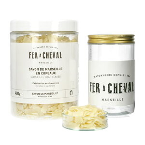 FER A CHEVAL マルセイユ フレーク ソープ 400g (お洗濯用)「フェール・シュヴァル」 敏感肌 防腐剤不使用 赤ちゃん 子供 生活雑貨 フランス ホームケア ギフト