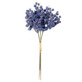 造花 ベリーピックバンチ 3本SET （ブルー） 全長23cm 観葉植物 シルクフラワー アーティフィシャルフラワー リーフ アートグリーン 【アートフラワー】【あす楽対応】