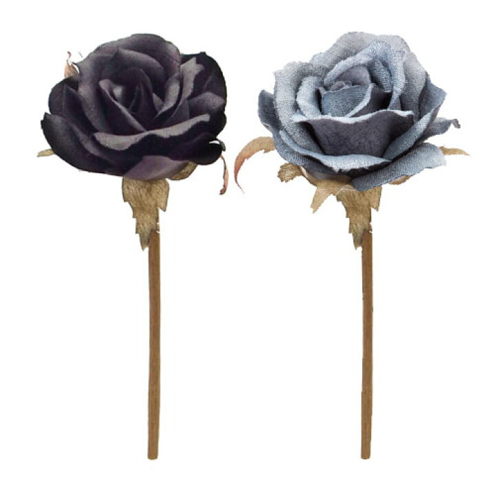 楽天市場】造花 ソフト ヘンプ ローズ ショート （グレー / ブラック  