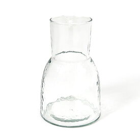 GLASS VASE フラワーベース （C） φ11cm×H16cm ハンドメイド ガラス製 花器 花瓶 【あす楽対応】