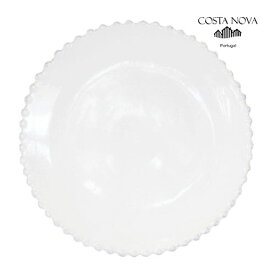 COSTA NOVA サラダプレート Ф22cm 「PEARL」 ストーンウェア ポルトガル製 食器 お皿 洋食器 中皿 取皿