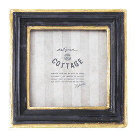 Classical スクエア フォトフレーム（ネイビー） 10.5cm×10.5cm ウェルカムスペース 写真 フレーム 額縁 インテリア ディスプレイ 立て掛け 卓上 壁掛け ウォールフレーム スタンド 【 最強配送 】