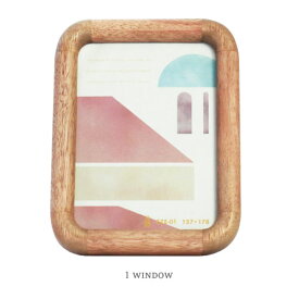 NATURAL WOOD フォトフレーム （3デザイン） ウェルカムスペース 写真 木製 フレーム ガラスフレーム 縦横両用 額縁 フレーム 卓上 壁掛け スタンド ディスプレイ