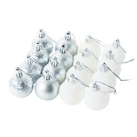 NOEL オーナメント セット （40mm フロストボール 16Pセット） ボールオーナメント クリスマスツリー インテリア 雑貨 ディスプレイ X'MAS 【 クリスマス雑貨 】