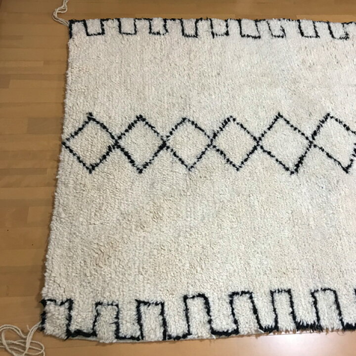 楽天市場】本物 ヴィンテージ ベニワレン ラグ beni ouarain モロッコ 