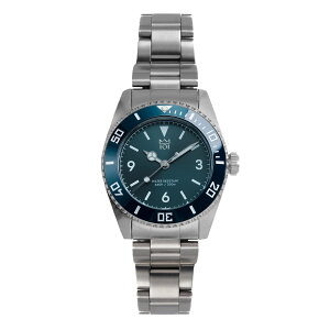 HYAKUICHI �q���N�C�` 101 SEIKO���X�C�[�v�Z�R���h���[�u�����g VH31���� �_�C�o�[�Y�E�H�b�` 38mm �{�[�C�Y �����Y ���f�B�[�X �m���f�C�g 20�C���h�� �Z���~�b�N�x�[�� ���� ���d�� �}�����X�|�[