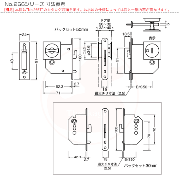 楽天市場】【当店限定!!毎日ポイント10倍】BEST 角型鎌錠 簡易