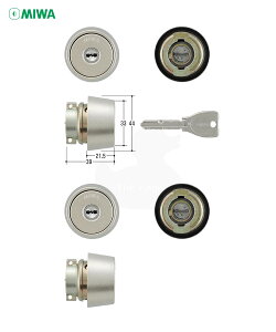 �y4/10 01:59�� �S�iP10�{�z[2���b�N�Z�b�g] MIWA PR(G3) DV.CY ����33-41mm SF �h���V���o�[�F �L�[6�{�t LA�^�C�v DV�d�l PR�V�����_�[ 2����L�[�y���a���b�N �~�� �����e�i���X���i�z