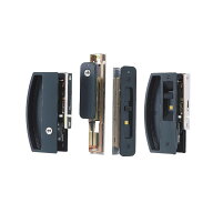 【10/9 01:59迄 エントリーでP10倍】三協アルミ 引戸錠 WD3086 WD3132C KC 扉厚35mm ブラック色 キー3本…