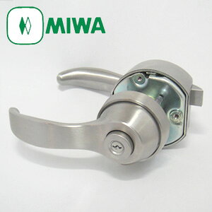 MIWA U9(G3) HPL-40 面付錠 シルバー色 キー3本付 左右勝手兼用 HPD交換用レバーハンドル錠 U9シリンダー仕様【77HP40 HPD40KJ】【美和ロック ミワ メンテナンス部品】