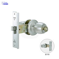 U-SHIN SHOWA アルミサッシ取替錠 DAC-100 扉厚25-42mm BS100mm キー3本付 左右勝手兼用 汎用タイプ 握り…