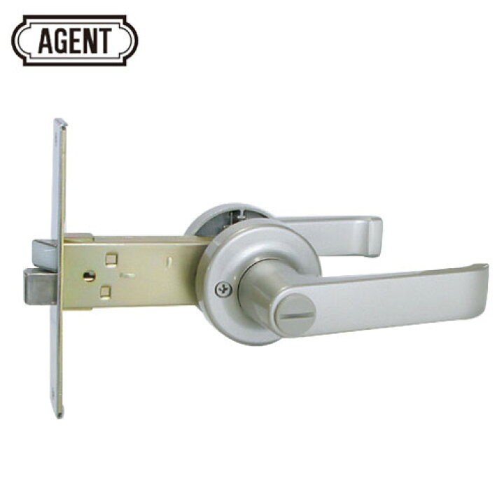 楽天市場 Agent Lb 1000 浴室 間仕切り レバーハンドル錠 ドアノブ 交換 取替え バックセット100mm 内側 サムターン 外側 非常開錠装置 The Kagi堂